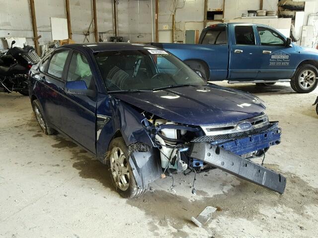 1FAHP35N28W247247 - 2008 FORD FOCUS BLUE photo 1