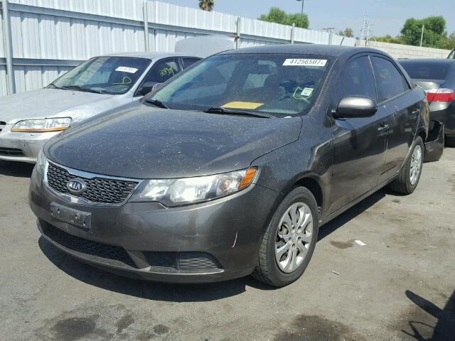 KNAFU4A23B5448239 - 2011 KIA FORTE EX BLACK photo 2