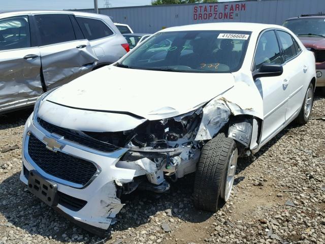 1G11B5SL7FF140791 - 2015 CHEVROLET MALIBU LS WHITE photo 2