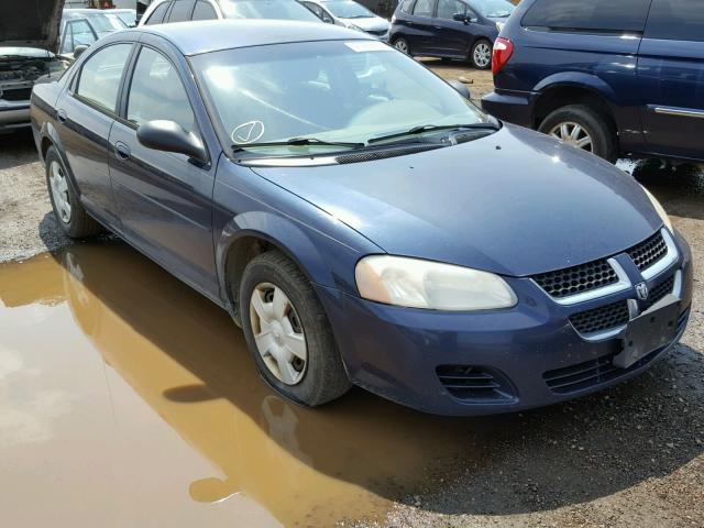 1B3AL46T56N220574 - 2006 DODGE STRATUS SX BLUE photo 1