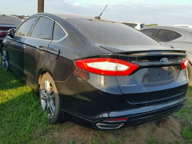 3FA6P0K97GR122436 - 2016 FORD FUSION TIT BLACK photo 3