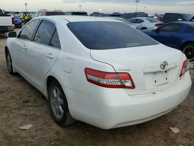 4T4BF3EK7AR060002 - 2010 TOYOTA CAMRY WHITE photo 3