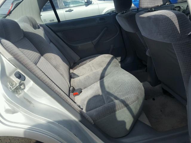 2HGEJ661XYH524366 - 2000 HONDA CIVIC BASE SILVER photo 6