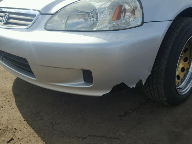 2HGEJ661XYH524366 - 2000 HONDA CIVIC BASE SILVER photo 9