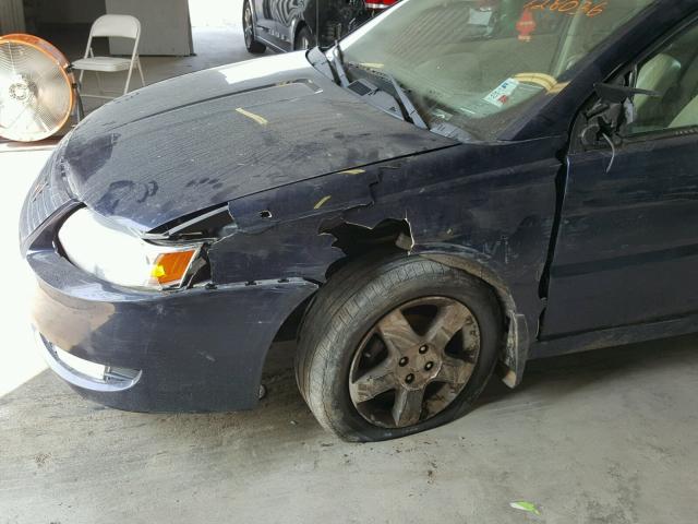 1G8AL58B37Z128036 - 2007 SATURN ION LEVEL BLUE photo 9