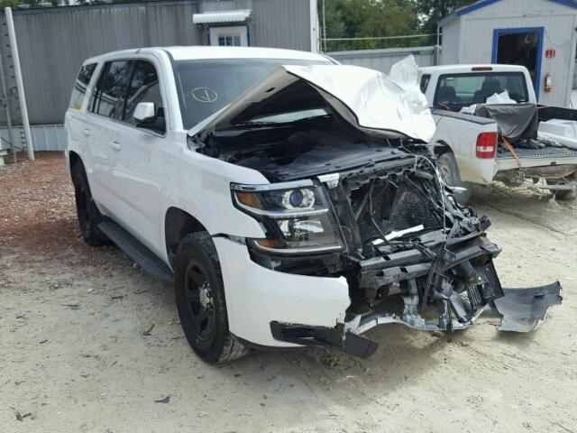 1GNLC2EC2FR256848 - 2015 CHEVROLET TAHOE POLI WHITE photo 1