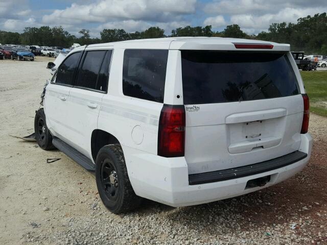 1GNLC2EC2FR256848 - 2015 CHEVROLET TAHOE POLI WHITE photo 3