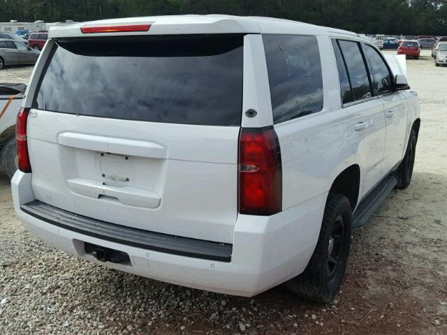 1GNLC2EC2FR256848 - 2015 CHEVROLET TAHOE POLI WHITE photo 4