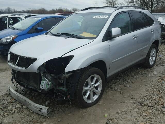 2T2HK31U99C108468 - 2009 LEXUS RX 350 SILVER photo 2