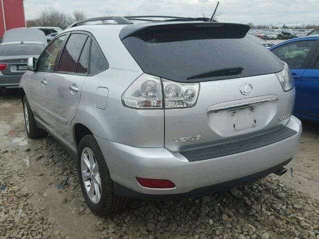 2T2HK31U99C108468 - 2009 LEXUS RX 350 SILVER photo 3