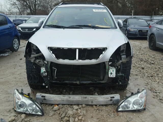 2T2HK31U99C108468 - 2009 LEXUS RX 350 SILVER photo 9