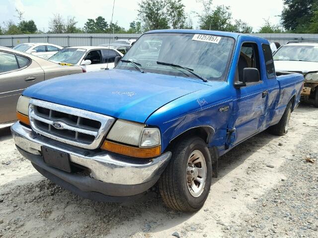 1FTYR14V9XPA14906 - 1999 FORD RANGER SUP BLUE photo 2