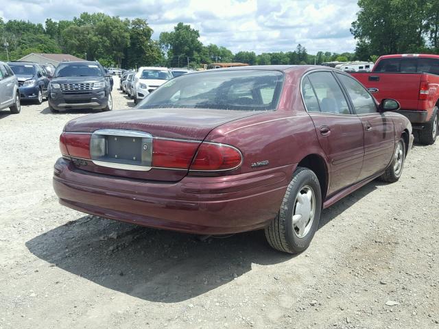 1G4HP54KXY4189778 - 2000 BUICK LESABRE CU MAROON photo 4