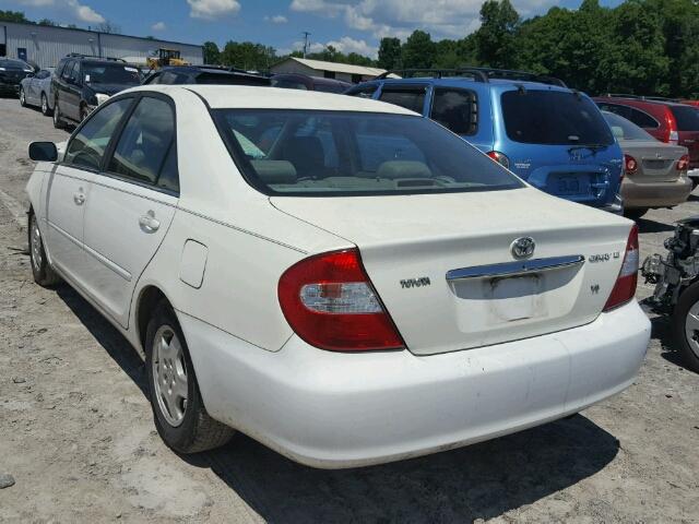 4T1BF32K23U037504 - 2003 TOYOTA CAMRY LE/X WHITE photo 3