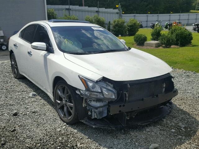 1N4AA5AP3DC802739 - 2013 NISSAN MAXIMA WHITE photo 1