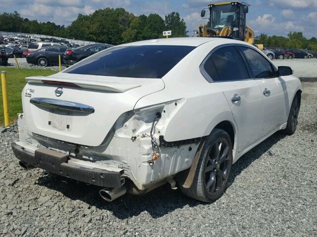 1N4AA5AP3DC802739 - 2013 NISSAN MAXIMA WHITE photo 4