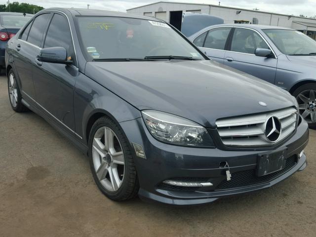 WDDGF8BB9BR164541 - 2011 MERCEDES-BENZ C 300 4MAT BLUE photo 1