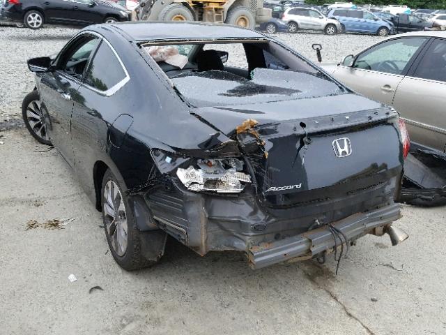 1HGCT1B32DA009267 - 2013 HONDA ACCORD LX- BLACK photo 3