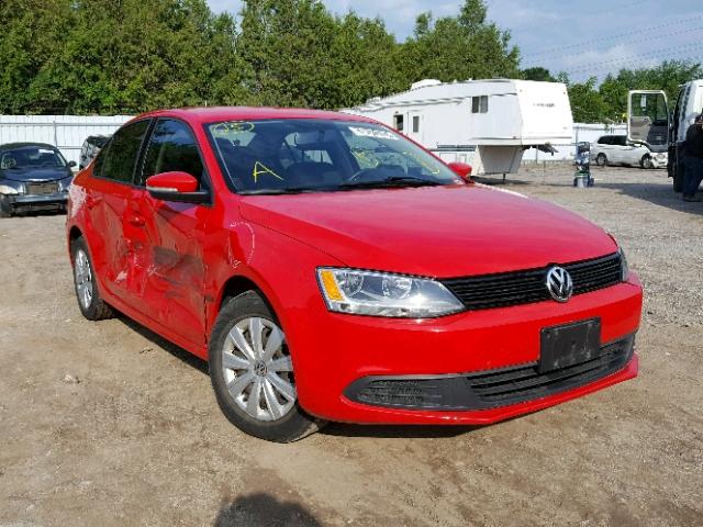 3VW2K7AJ8EM412719 - 2014 VOLKSWAGEN JETTA BASE 红色 照片 1