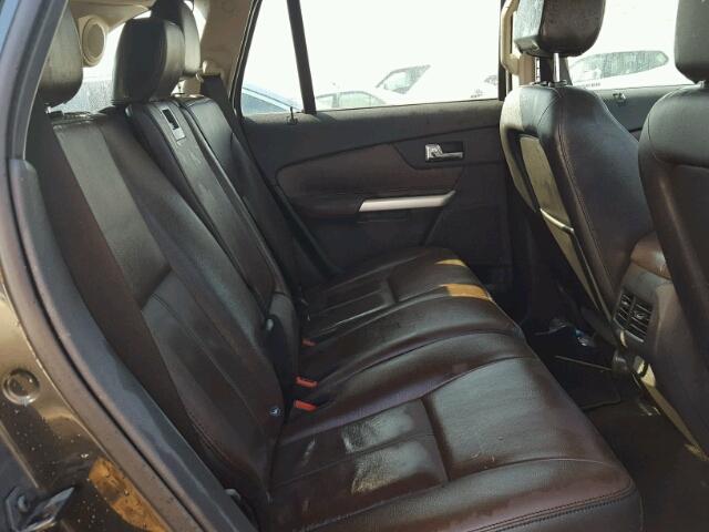 2FMDK3KC1DBB36836 - 2013 FORD EDGE BLACK photo 6