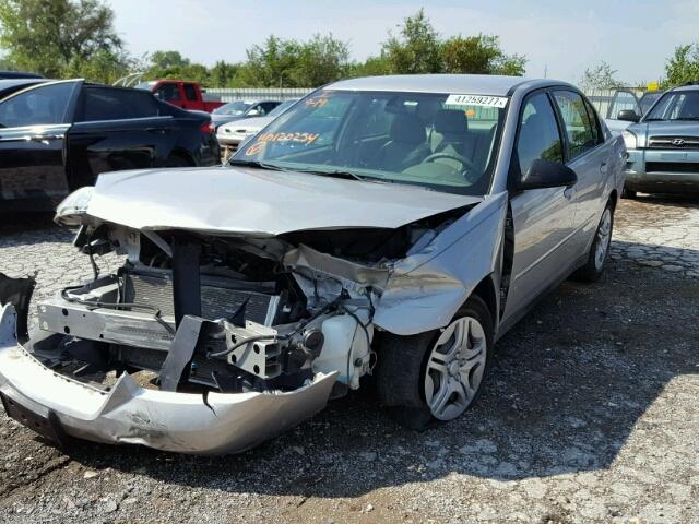 1G1ZS58N48F120254 - 2008 CHEVROLET MALIBU LS SILVER photo 2