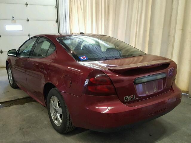2G2WP582561188444 - 2006 PONTIAC GRAND PRIX წითელი ფოტო 3