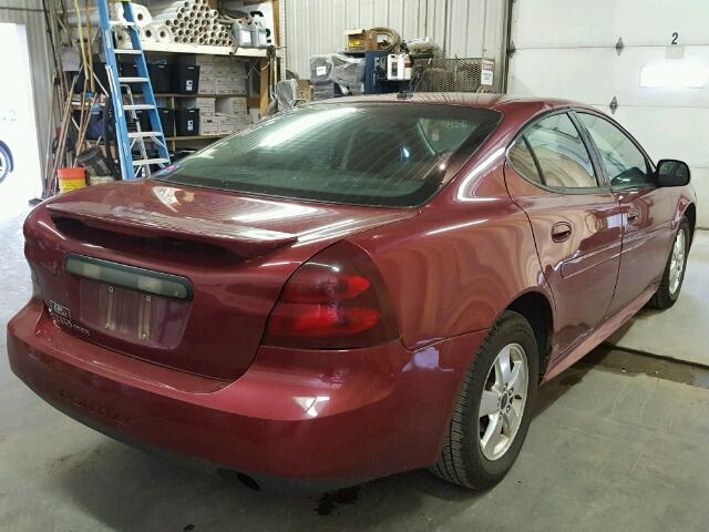 2G2WP582561188444 - 2006 PONTIAC GRAND PRIX წითელი ფოტო 4