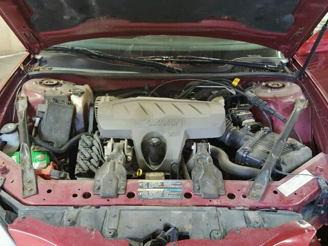 2G2WP582561188444 - 2006 PONTIAC GRAND PRIX წითელი ფოტო 7