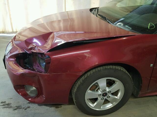 2G2WP582561188444 - 2006 PONTIAC GRAND PRIX წითელი ფოტო 9