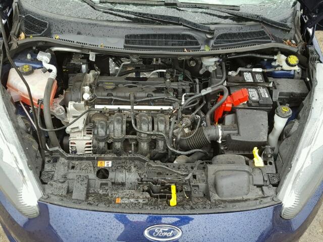 3FADP4BJ5GM123025 - 2016 FORD FIESTA SE BLUE photo 7