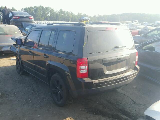 1C4NJPBA8ED813037 - 2014 JEEP PATRIOT SP BLACK photo 3