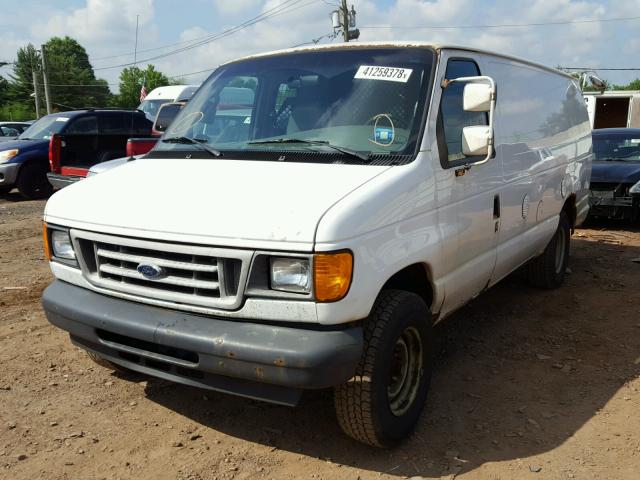 1FTSS34L67DB38380 - 2007 FORD ECONOLINE WHITE photo 2