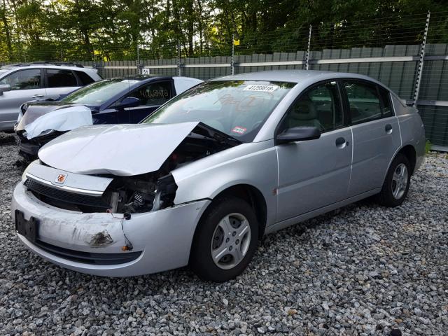 1G8AG52F43Z153649 - 2003 SATURN ION LEVEL SILVER photo 2