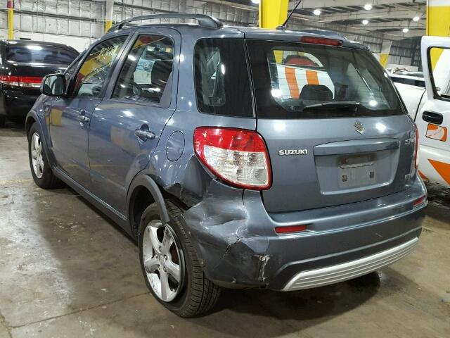 JS2YB413985101068 - 2008 SUZUKI SX4 BASE GRAY photo 3