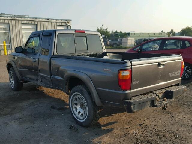 4F4YR46U95PM04155 - 2005 MAZDA B3000 CAB GRAY photo 3