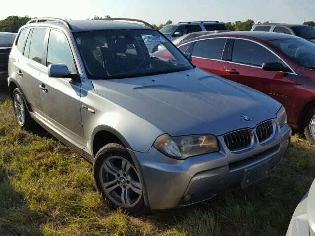 WBXPA93466WD34284 - 2006 BMW X3 SILVER photo 1