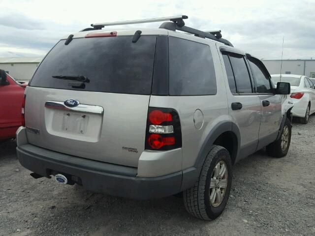 1FMEU73E16UB64199 - 2006 FORD EXPLORER X SILVER photo 4