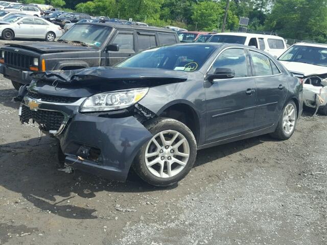 1G11C5SL2EF242785 - 2014 CHEVROLET MALIBU 1LT GRAY photo 2