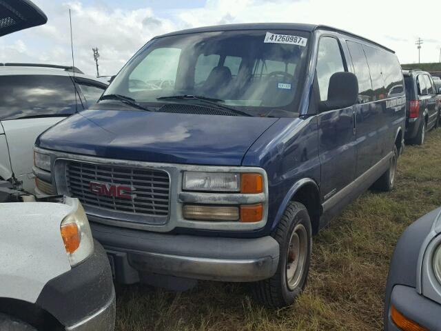 1GJGG29R0Y1159395 - 2000 GMC SAVANA BLUE photo 2