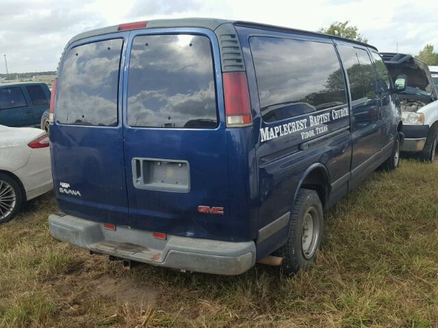 1GJGG29R0Y1159395 - 2000 GMC SAVANA BLUE photo 4