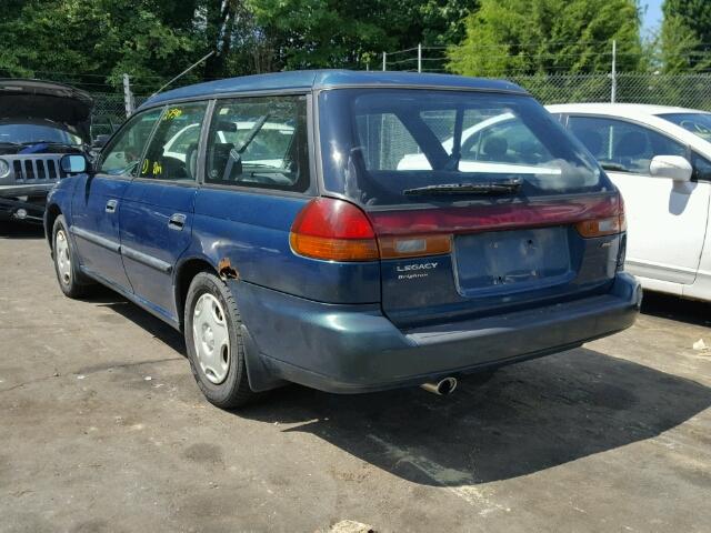 4S3BK4252W6318632 - 1998 SUBARU LEGACY BRI GREEN photo 3