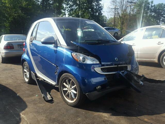 WMEEJ31X89K296002 - 2009 SMART FORTWO PUR BLUE photo 1