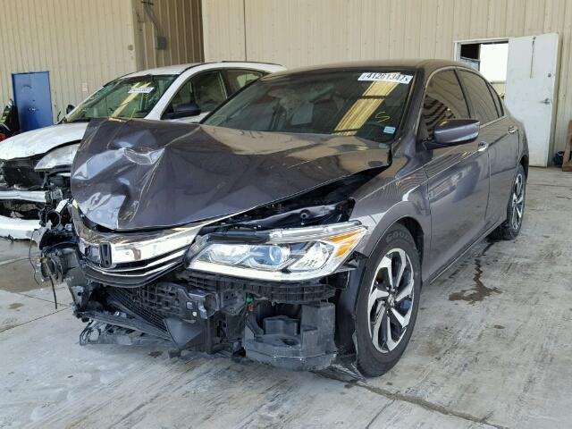 1HGCR2F34HA062797 - 2017 HONDA ACCORD LX CHARCOAL photo 2