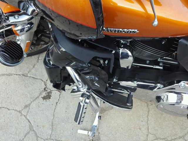 1HD1KEL11EB694627 - 2014 HARLEY-DAVIDSON FLHTK ELEC ORANGE photo 10