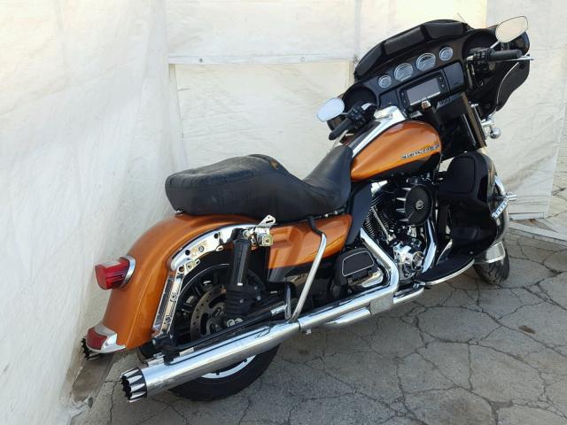 1HD1KEL11EB694627 - 2014 HARLEY-DAVIDSON FLHTK ELEC 橙色 照片 4