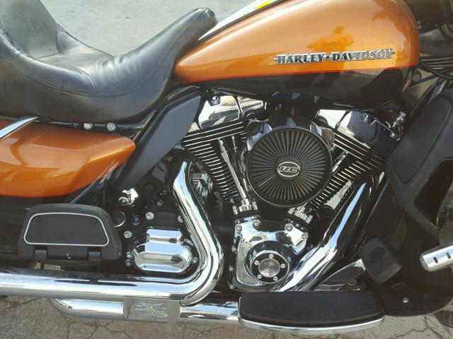 1HD1KEL11EB694627 - 2014 HARLEY-DAVIDSON FLHTK ELEC 橙色 照片 7