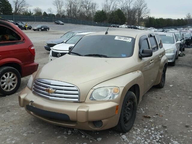 3GNDA13D98S630453 - 2008 CHEVROLET HHR LS GOLD photo 2