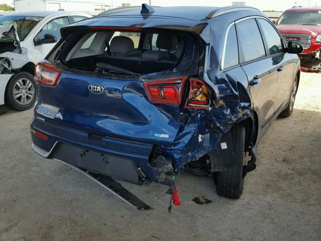 KNDCB3LCXJ5123467 - 2018 KIA NIRO FE BLUE photo 4