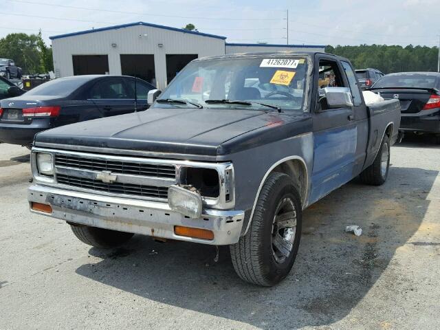 1GCCS19Z6N0162821 - 1992 CHEVROLET S TRUCK GRAY photo 2