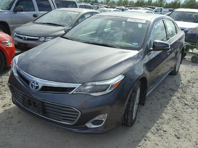 4T1BD1EBXDU001423 - 2013 TOYOTA AVALON HYB GRAY photo 2